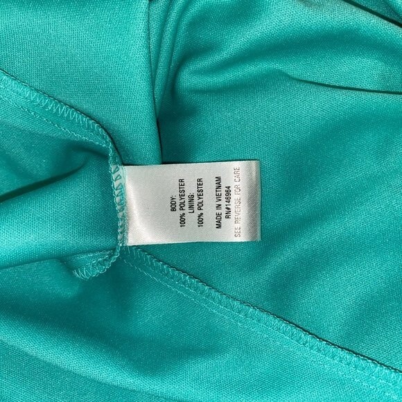 ROBBIE BEE Paisley Chiffon Ruffle Midi Dress Size 12 - Picture 12 of 13